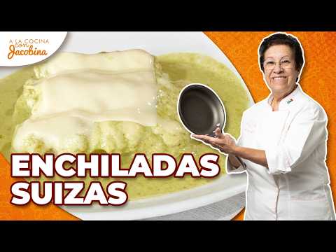 🔥 ¡Enchiladas Suizas Súper Cremosas! La Receta Casera Más Rica y Fácil 💚🤤