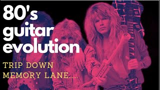 Video thumbnail for Evolution of the Electric Guitar...the 1980's....[Trip down memory lane] by Alternate Picking