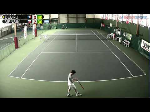DEBRU (FRA) vs MENSIK (CZE) - Open Super 12 Auray Tennis - Court 1