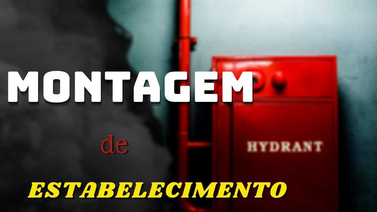 COMO MONTAR UMA LINHA DE MANGUEIRAS PARA COMBATE A INCÊNDIO? Montagem de Estabelecimento.
