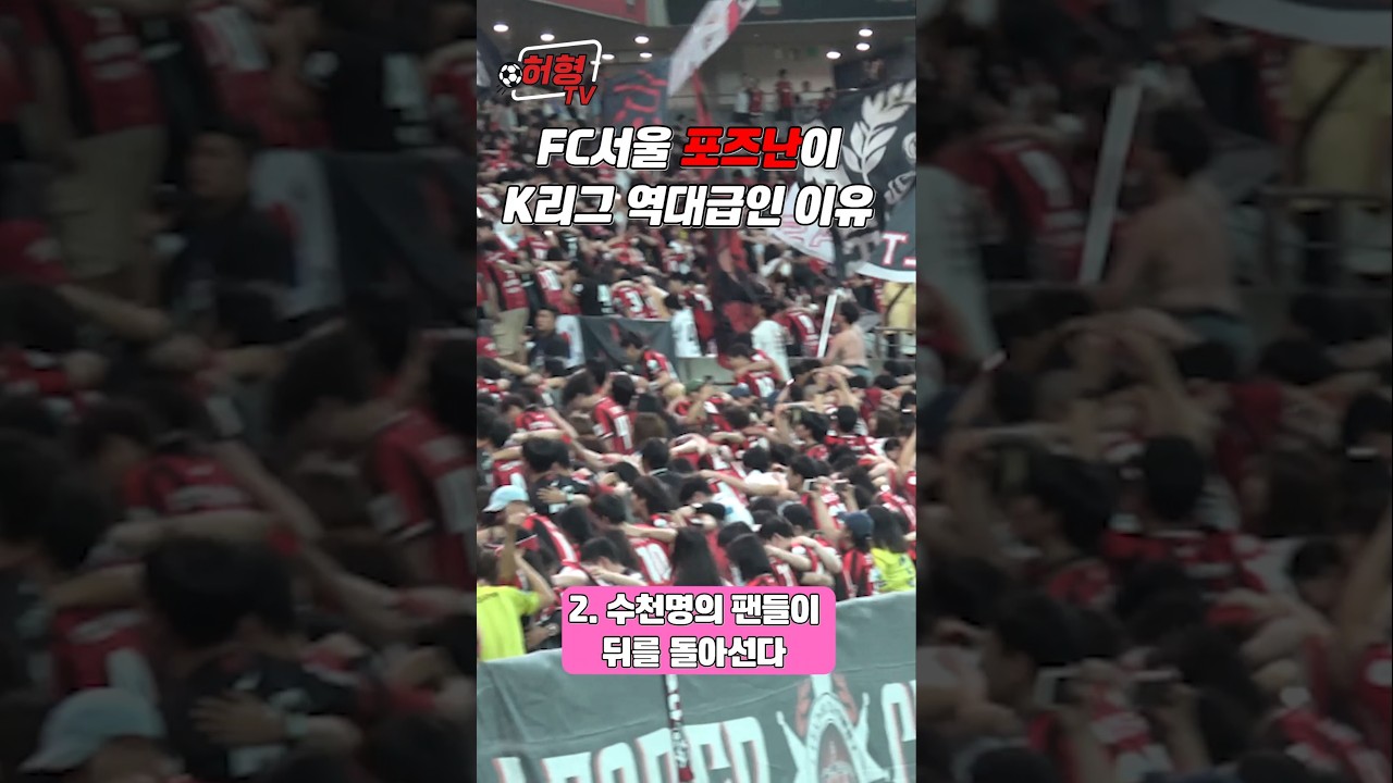 K리그에서 서울 포즈난이 역대급인 이유  #k리그 #축구 #fc서울