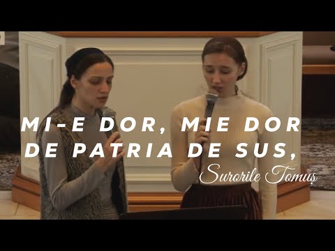 Mi-e dor, mie dor de patria de sus  | Surorile Tomuș
