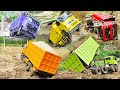 KOMPILASI Truk Fuso 220Ps Truk Hino 500 Truk Engkel PENGUASA JALAN Laka Lintas Rc Truk Handmade