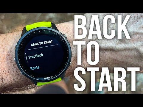 Are You Lost?! Get “Back to Start” With Your Garmin! - Forerunner / Fenix / Instinct Tutorial