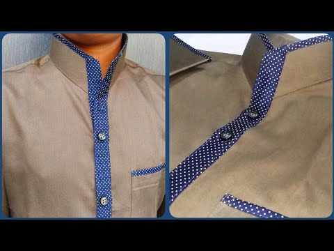 How to make designer Chinese collar Video