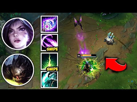 WE RAN THE MEGA RANGE SNIPERS COMP AND NUKED THEM ACROSS THE MAP - League of Legends