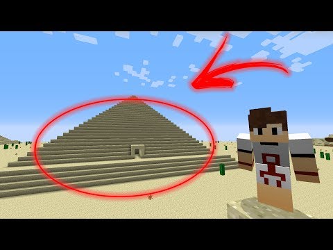 IMPOSSÍVEL ACHAR ESSA CASA CAMUFLADA NA PIRÂMIDE !!! - MINECRAFT