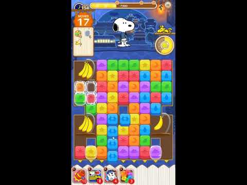 Snoopy Puzzle Journey Night Mode Level 154 - NO BOOSTERS 🐶🧩🧳 | SKILLGAMING ✔️