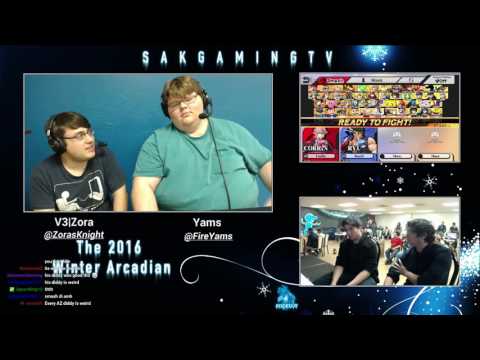 Winter 2016 Smash 4 Arcadian Losers Top 12 - Yudiketo (Corrin) vs Asotil (Ryu)