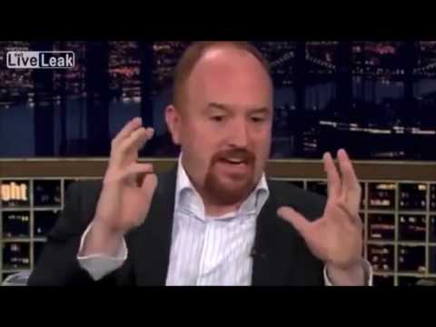 Louis CK Sitting In A Chair In The Sky