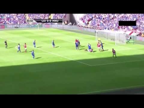 Leicester city vs Manchester united 1-2 Jessie Lombard amazing goal