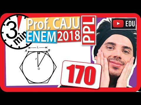 🏃ENEM 2018 PPL 👉 RAPIDINHA Questão 170 - Geometria Plana