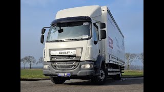 DAF LF 290 16T TAILLIFT AIRCO lastbil glidende gardiner | Billede 4 - Autoline