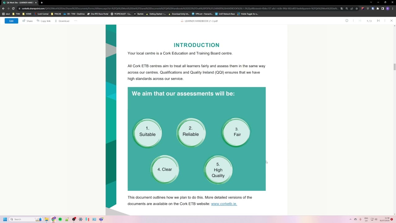 Introduction to Learner Handbook