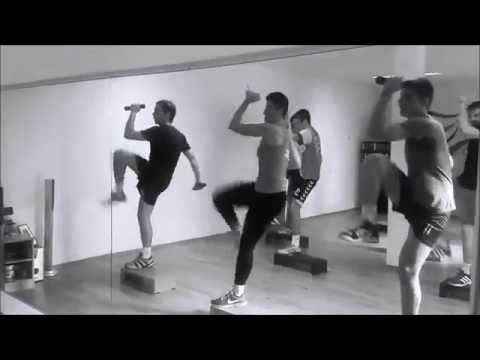 13-14 trening - Aerobik - Fit&Fun mini trampolin 25.4.2014.