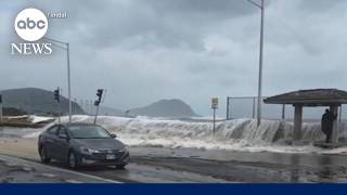 Hawaii issues first tornado watch in state history as Category 2 Hurricane Lowell approaches