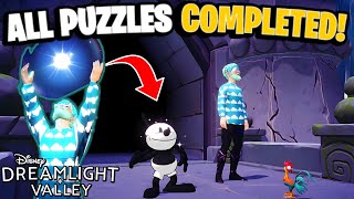 How to UNLOCK OSWALD ( ALL PUZZLES SOLVED) | Dreamlight Valley