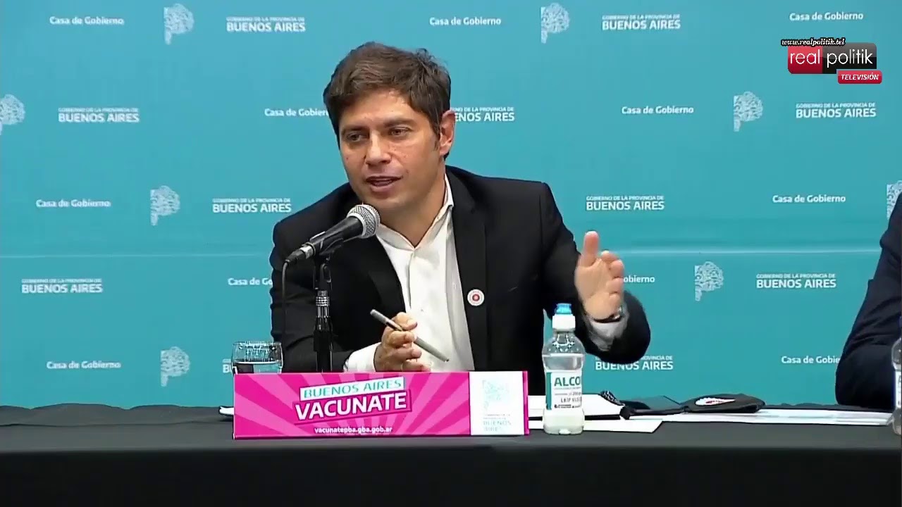 Axel Kicillof: "Larreta debería haberse vacunado, debería cuidarse y cuidar a los demás"