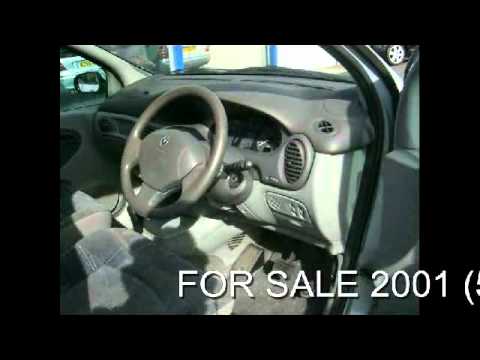 FOR SALE 2001 (51) RENAULT MEGANE SCENIC 1.6 EXPRESS AUTOMATIC SILVER WITH GREY CLOTH.