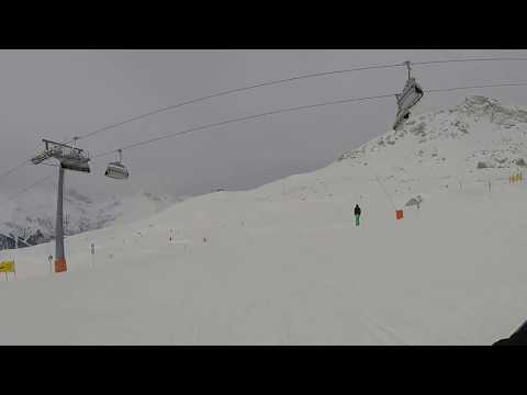 Peter Talentfrei in Mayrhofen - Abfahrt vom Wanglspitz 10.12.2017