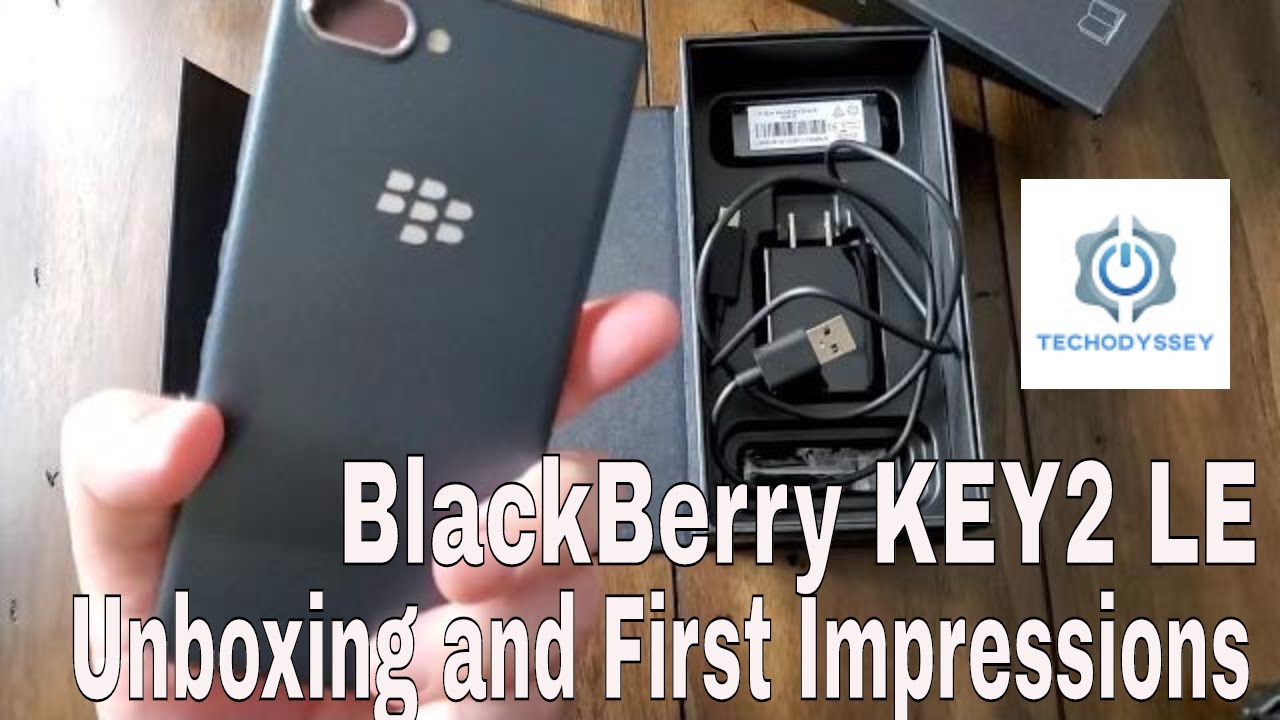 BlackBerry KEY2 LE Unboxing in 2019