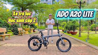 📍Xe đạp điện trợ lực phù hợp học sinh cấp 2 - Ado A20 lite