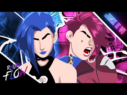 Rap da Jinx e Vi - Misery (Arcane) Ft. Amanda Areia & Meizy | RhubiFlow [Prod. Wb Beats]