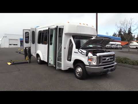2012 Ford Elkhart ECII 12 Passenger + 2 Wheelchair Shuttle Bus - S21852