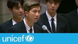 BTS speech at the United Nations  UNICEF