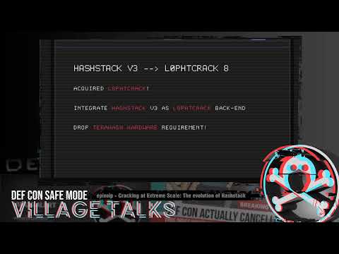 DEF CON Safe Mode: Password Village - epixoip - Cracking at Extreme Scale