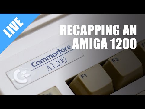 Recapping an Amiga 1200