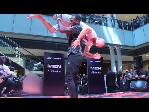 UFC Sao Paulo: Derek Brunson Open Workout Highlights - MMA Fighting