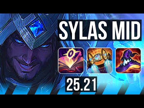 SYLAS vs AZIR (MID) | Legendary, 9 solo kills, 53k DMG | EUW Master | 25.21