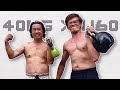 🔴 Trần Dần MẠNH tới mức nào? - U60 cõng được bao nhiêu kg tạ? - Livestream ăn hành cùng LHworkout