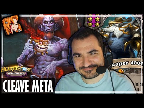 ALWAYS PURSUE THE CLEAVE! - Hearthstone Battlegrounds