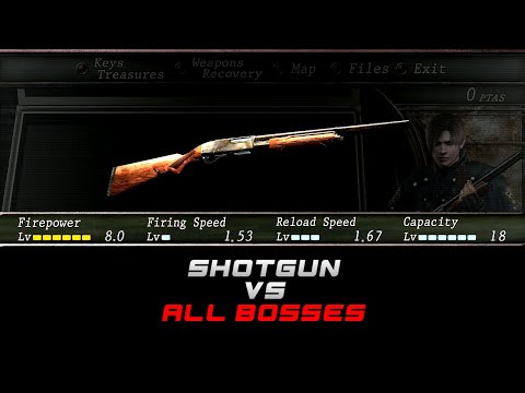 Shotgun VS All Bosses - Resident Evil 4 HD Project