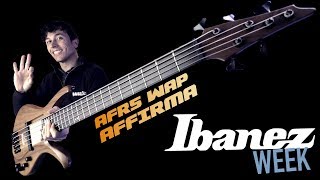 Video thumbnail for IBANEZ WEEK 2019 - Affirma AFR5 WAP Demo Review (ITA) by Bassline Music Shop