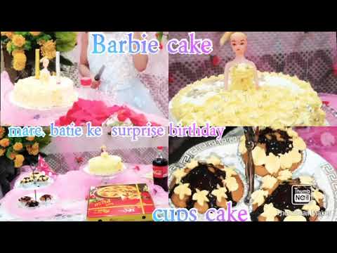 birthday party .barbie  cake hooria vlogs