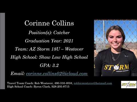 Corinne Collins Softball Skills Video - 2021 Catcher