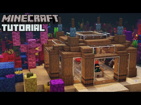 Minecraft: Underwater Survival Base Tutorial (How to Build)