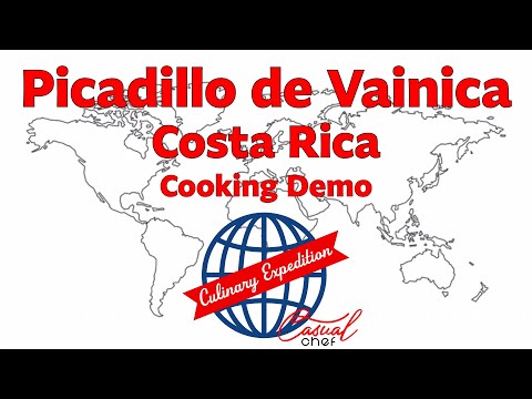 Picadillo de Vainica Cooking Demo