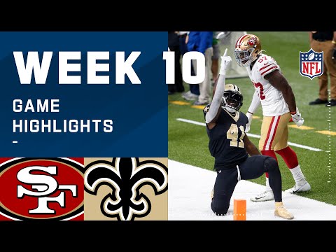 49ers vs. Saints Week 10 Highlights | NFL 2020