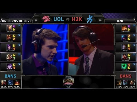 EU LCS UOL vs H2K Game 1 Highlights (EU LCS Spring 2015)
