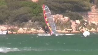 preview picture of video 'Sardegna 2012 - 40 nodi - Windsurf a ponente e levante'