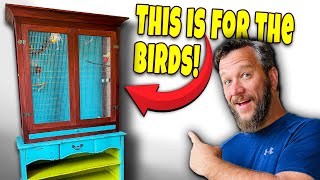 Turning An Old Table Into A Home For My Daughter's Birds