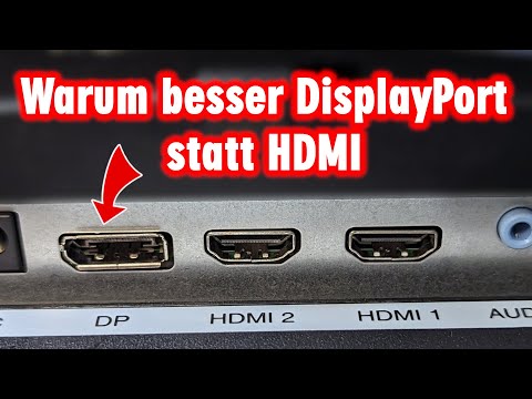 HDMI oder DisplayPort? 100Hz statt 60Hz ganz einfach nur mit DisplayPort-Kabel