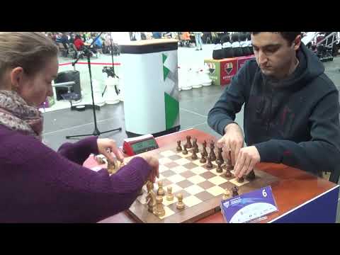 IM Karina Cyfka - GM  Shant Sarsyan | European Blitz Championships
