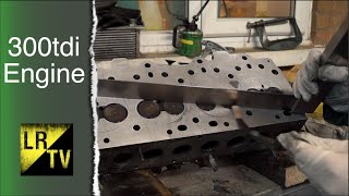 How to Check for a Warped or Cracked Cylinder Head - 300tdi Engine Overhaul - 110 Project rebuild