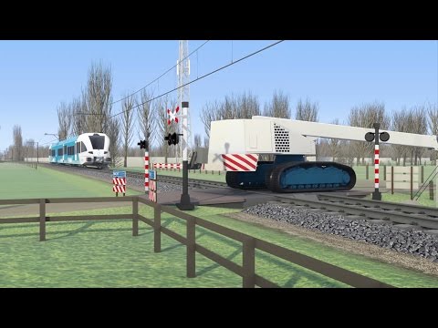 Collision between a passenger train and a man lift at Dalfsen