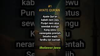 Download lagu #1  AYATE QUR'AN | Sholawat Jawa mp3
